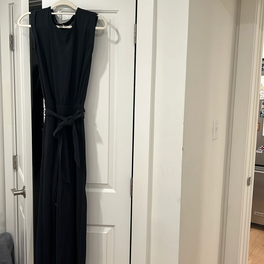 Lou & Grey belted lounge jumpsuit